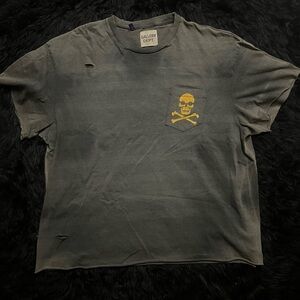 Gallery Dept Dark Green Skull Graphic Tee